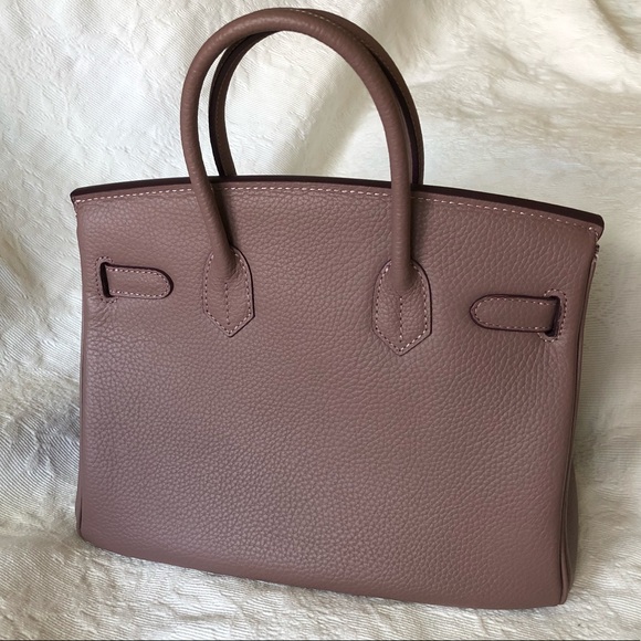 Taupe Handbag Tote - Picture 2 of 8